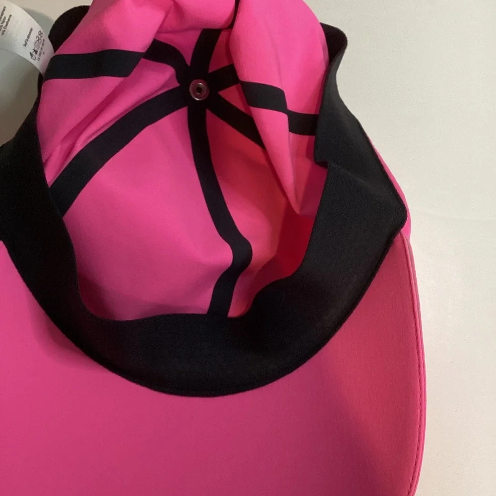 Lululemon Fast and Free Run Hat Womens Pink Adjustable Reflective Running Cap OS
